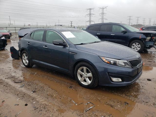 KNAGM4A74F5610157 - 2015 KIA OPTIMA LX BLUE photo 4