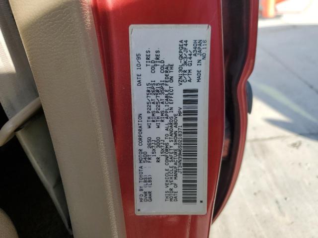 JT3VN39W6S0218371 - 1995 TOYOTA 4RUNNER VN39 SR5 红色 照片 12