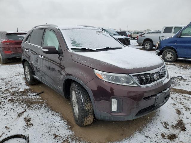 5XYKTCA6XEG547959 - 2014 KIA SORENTO LX BURGUNDY photo 4