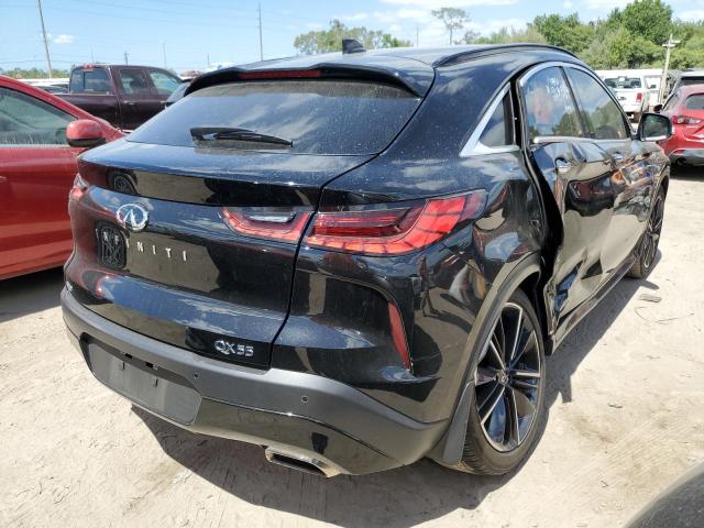 3PCAJ5J36NF103245 - 2022 INFINITI QX55 LUXE BLACK photo 3