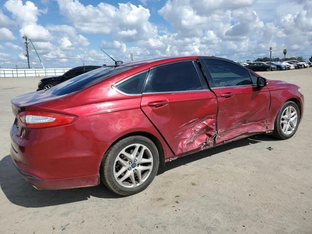 3FA6P0H7XGR358228 - 2016 FORD FUSION SE RED photo 3