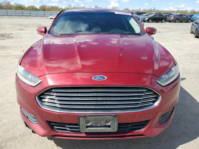 3FA6P0H7XGR358228 - 2016 FORD FUSION SE RED photo 5