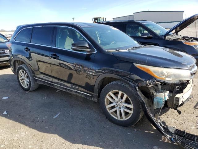 5TDZKRFH9ES004832 - 2014 TOYOTA HIGHLANDER LE BLACK photo 4