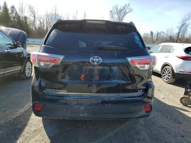 5TDZKRFH9ES004832 - 2014 TOYOTA HIGHLANDER LE BLACK photo 6