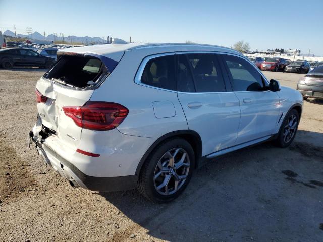 5UXTS1C04M9D79371 - 2021 BMW X3 XDRIVE30E WHITE photo 3