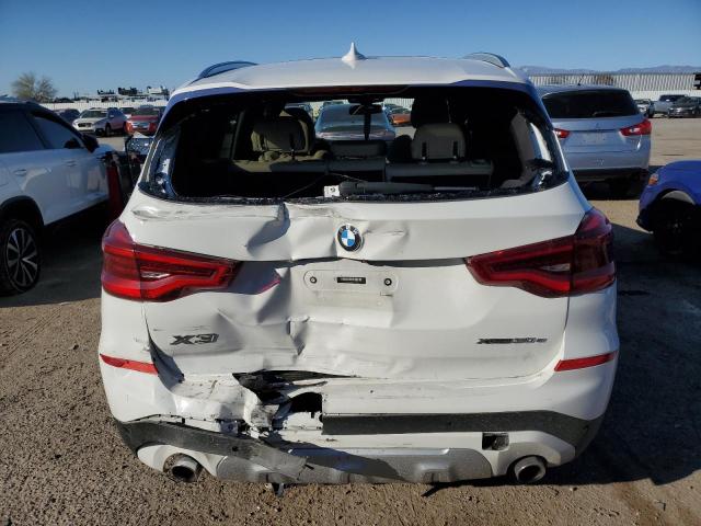 5UXTS1C04M9D79371 - 2021 BMW X3 XDRIVE30E WHITE photo 6