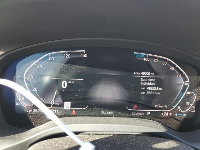 5UXTS1C04M9D79371 - 2021 BMW X3 XDRIVE30E WHITE photo 9