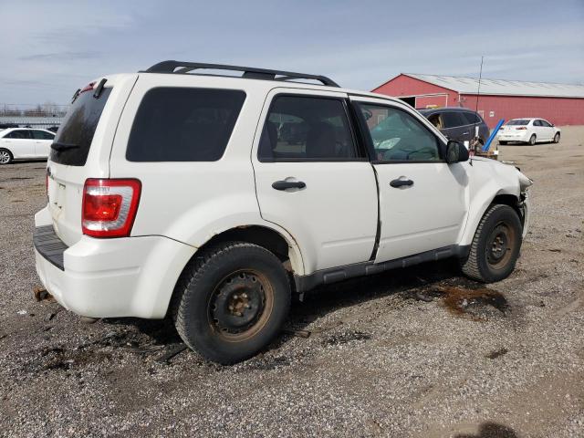 1FMCU0D75AKD36169 - 2010 FORD ESCAPE XLT WHITE photo 3