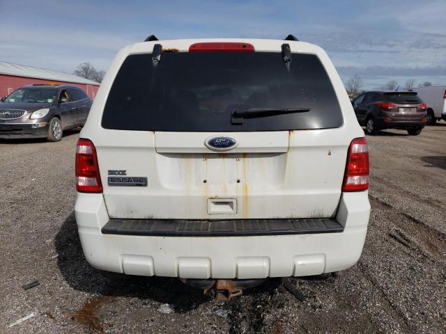 1FMCU0D75AKD36169 - 2010 FORD ESCAPE XLT WHITE photo 6