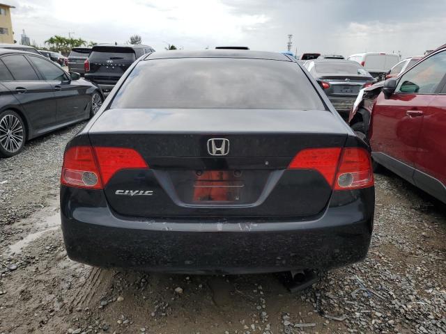 1HGFA16597L091845 - 2007 HONDA CIVIC LX BLACK photo 6