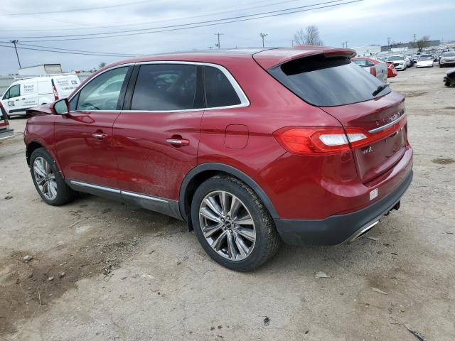 2LMTJ8LP2GBL80100 - 2016 LINCOLN MKX RESERVE წითელი ფოტო 2