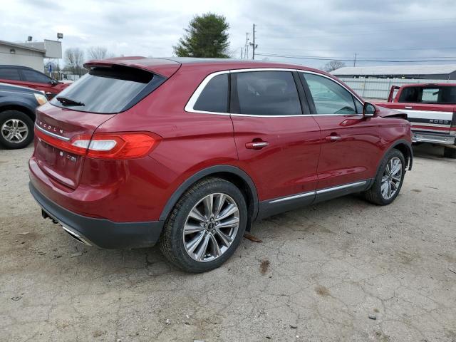 2LMTJ8LP2GBL80100 - 2016 LINCOLN MKX RESERVE წითელი ფოტო 3