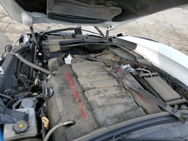 1G1YB2D72K5102754 - 2019 CHEVROLET CORVETTE STINGRAY 1LT WHITE photo 11