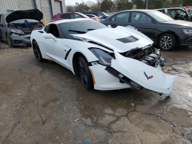1G1YB2D72K5102754 - 2019 CHEVROLET CORVETTE STINGRAY 1LT WHITE photo 4
