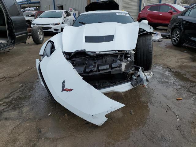1G1YB2D72K5102754 - 2019 CHEVROLET CORVETTE STINGRAY 1LT WHITE photo 5