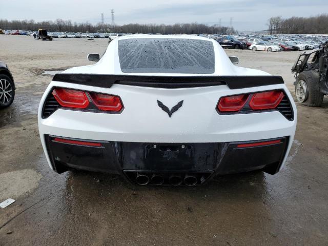 1G1YB2D72K5102754 - 2019 CHEVROLET CORVETTE STINGRAY 1LT WHITE photo 6