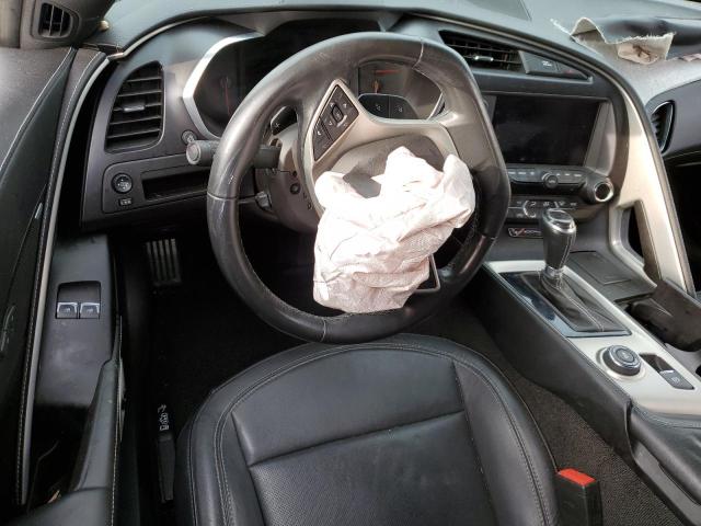 1G1YB2D72K5102754 - 2019 CHEVROLET CORVETTE STINGRAY 1LT WHITE photo 8