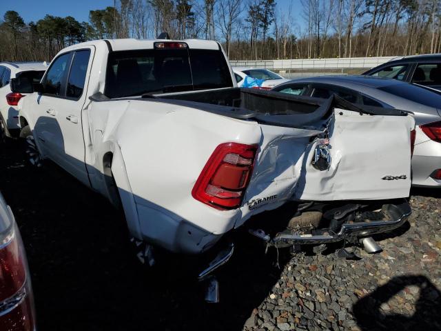 1C6SRFDT6LN139845 - 2020 RAM 1500 LARAMIE WHITE photo 2