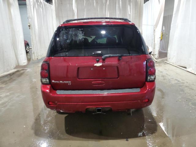 1GNDT13S582163407 - 2008 CHEVROLET TRAILBLAZE LS RED photo 6