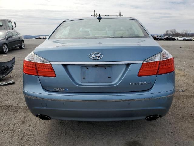 KMHGC46F99U033816 - 2009 HYUNDAI GENESIS 4.6L BLUE photo 6