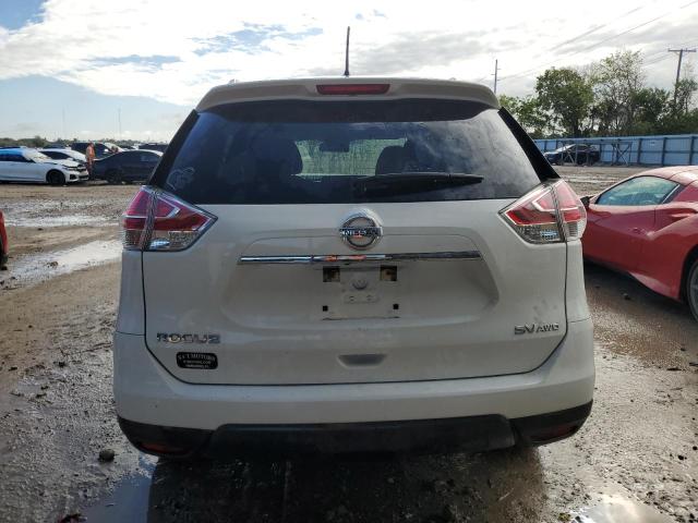 KNMAT2MV6GP711409 - 2016 NISSAN ROGUE S WHITE photo 6