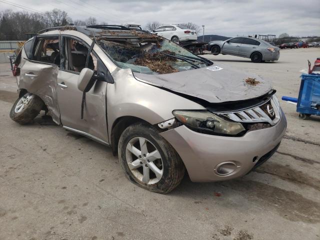 JN8AZ18W29W147668 - 2009 NISSAN MURANO S GOLD photo 4