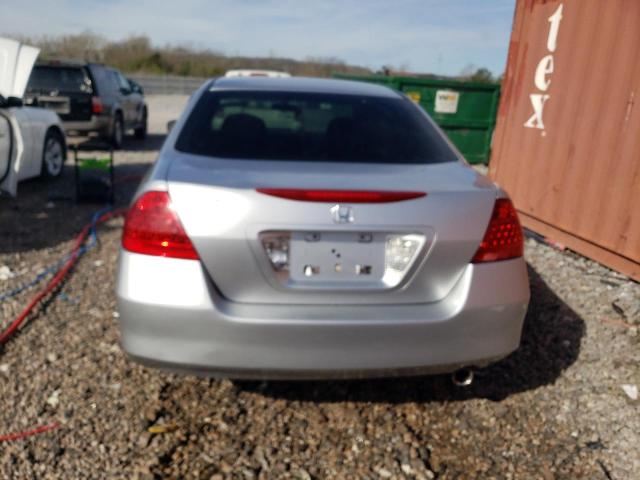 1HGCM56777A200222 - 2007 HONDA ACCORD EX SILVER photo 6