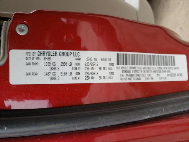 2A4RR5D1XAR117017 - 2010 CHRYSLER TOWN & COU TOURING 红色 照片 13