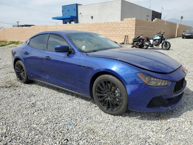 ZAM57XSA5G1172122 - 2016 MASERATI GHIBLI BLUE photo 4