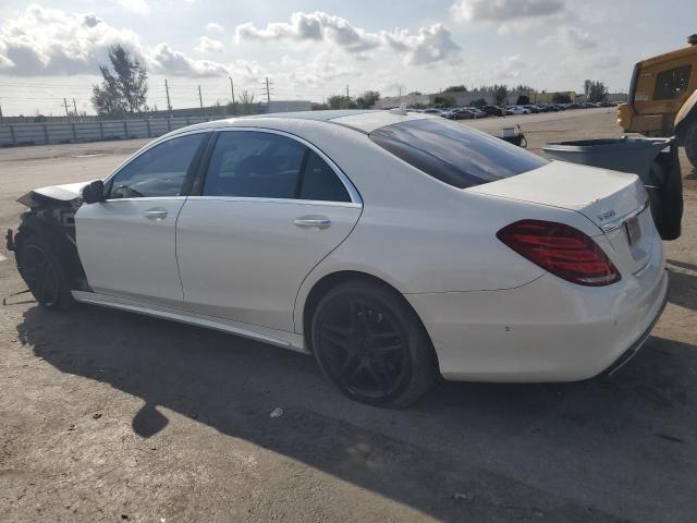 WDDUG8CB5EA008840 - 2014 MERCEDES-BENZ S 550 WHITE photo 2