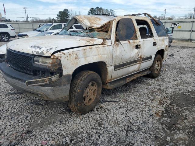 1GNEC13V14R265576 - 2004 CHEVROLET TAHOE C1500 WHITE photo 1