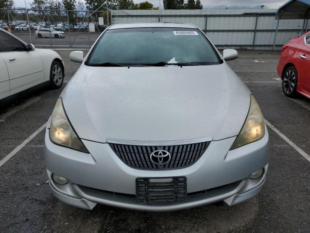 4T1CA38P34U019519 - 2004 TOYOTA CAMRY SOLA SE SILVER photo 5