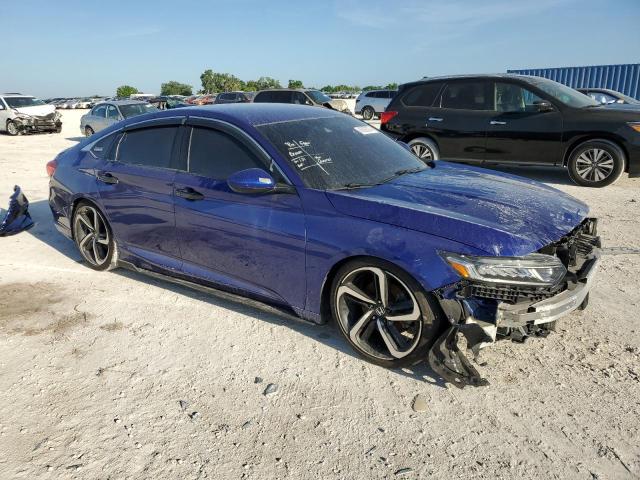 1HGCV1F39KA140178 - 2019 HONDA ACCORD SPORT BLUE photo 4