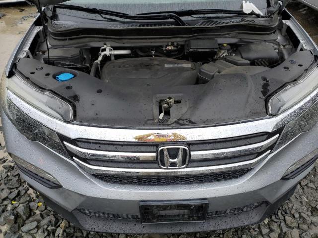 5FNYF6H5XGB069388 - 2016 HONDA PILOT EXL SILVER photo 12