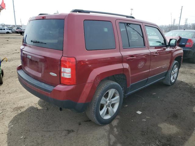 1C4NJRFB6ED817375 - 2014 JEEP PATRIOT LATITUDE RED photo 3