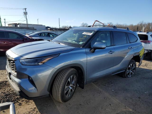 5TDGZRBH0MS158966 - 2021 TOYOTA HIGHLANDER XLE 蓝色 照片 1