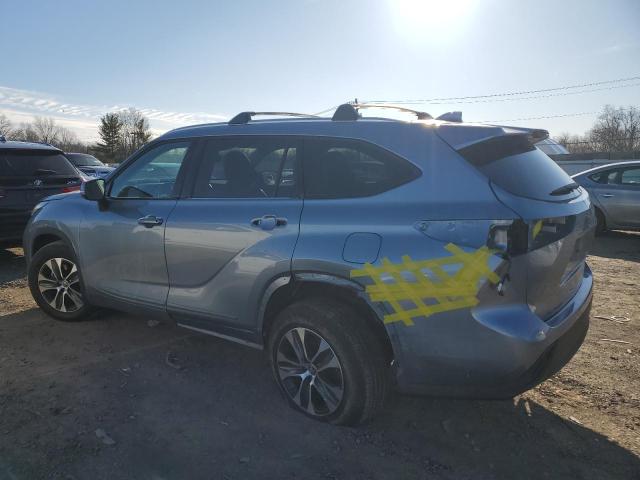 5TDGZRBH0MS158966 - 2021 TOYOTA HIGHLANDER XLE 蓝色 照片 2