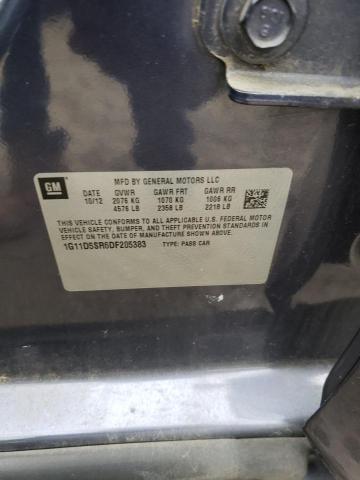 1G11D5SR6DF205383 - 2013 CHEVROLET MALIBU 1LT 蓝色 照片 12