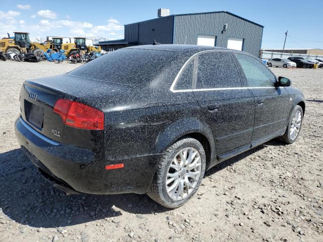 WAUDF78E88A129681 - 2008 AUDI A4 2.0T QUATTRO BLACK photo 3