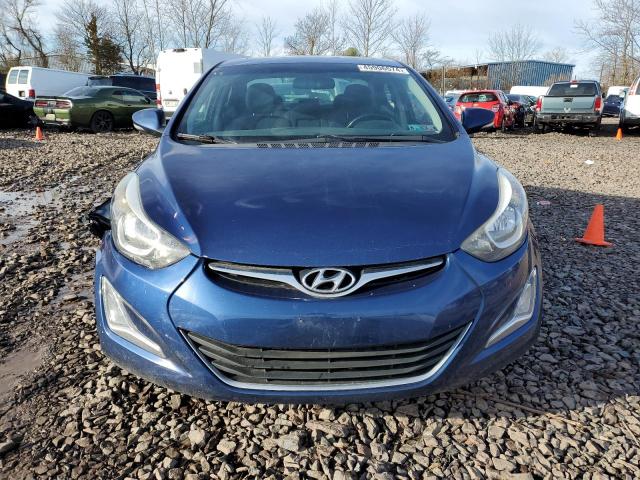 5NPDH4AEXGH689652 - 2016 HYUNDAI ELANTRA SE BLUE photo 5