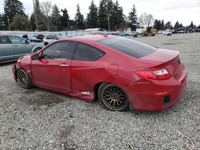 1HGCT1B84DA003076 - 2013 HONDA ACCORD EXL RED photo 2