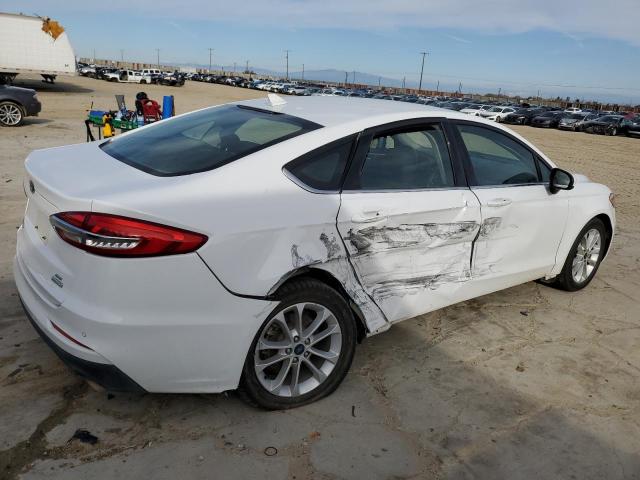 3FA6P0HD9LR189867 - 2020 FORD FUSION SE WHITE photo 3