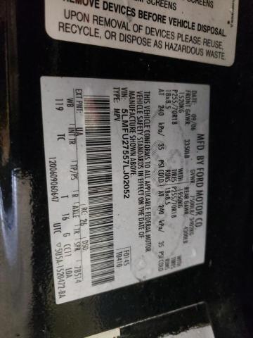 5LMFU27557LJ02052 - 2007 LINCOLN NAVIGATOR შავი ფოტო 13