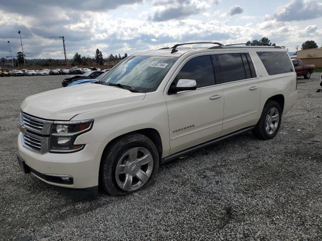 1GNSKKKCXFR156919 - 2015 CHEVROLET SUBURBAN K1500 LTZ CREAM photo 1