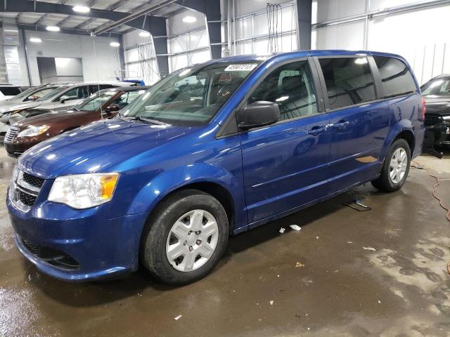 2D4RN4DG5BR699340 - 2011 DODGE GRAND CARA EXPRESS BLUE photo 1