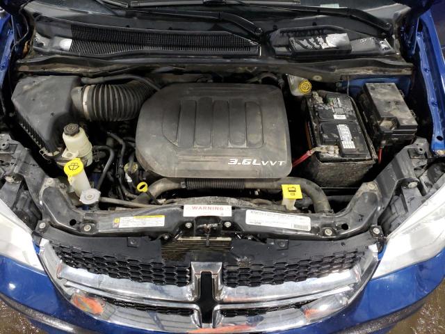 2D4RN4DG5BR699340 - 2011 DODGE GRAND CARA EXPRESS BLUE photo 12