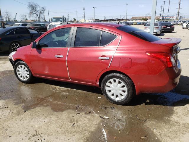 3N1CN7APXDL894684 - 2013 NISSAN VERSA S RED photo 2