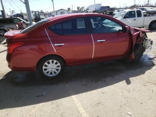 3N1CN7APXDL894684 - 2013 NISSAN VERSA S RED photo 3