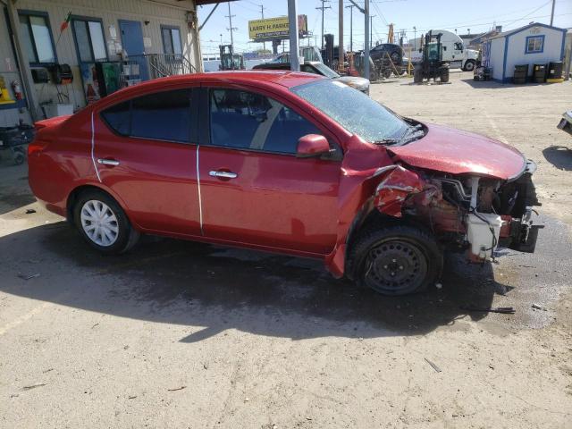 3N1CN7APXDL894684 - 2013 NISSAN VERSA S RED photo 4