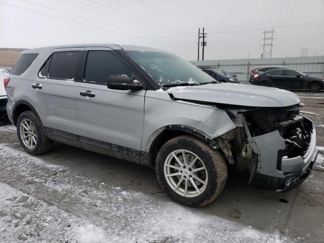 1FM5K8AR8GGB07533 - 2016 FORD EXPLORER POLICE INTERCEPTOR 银色 照片 4